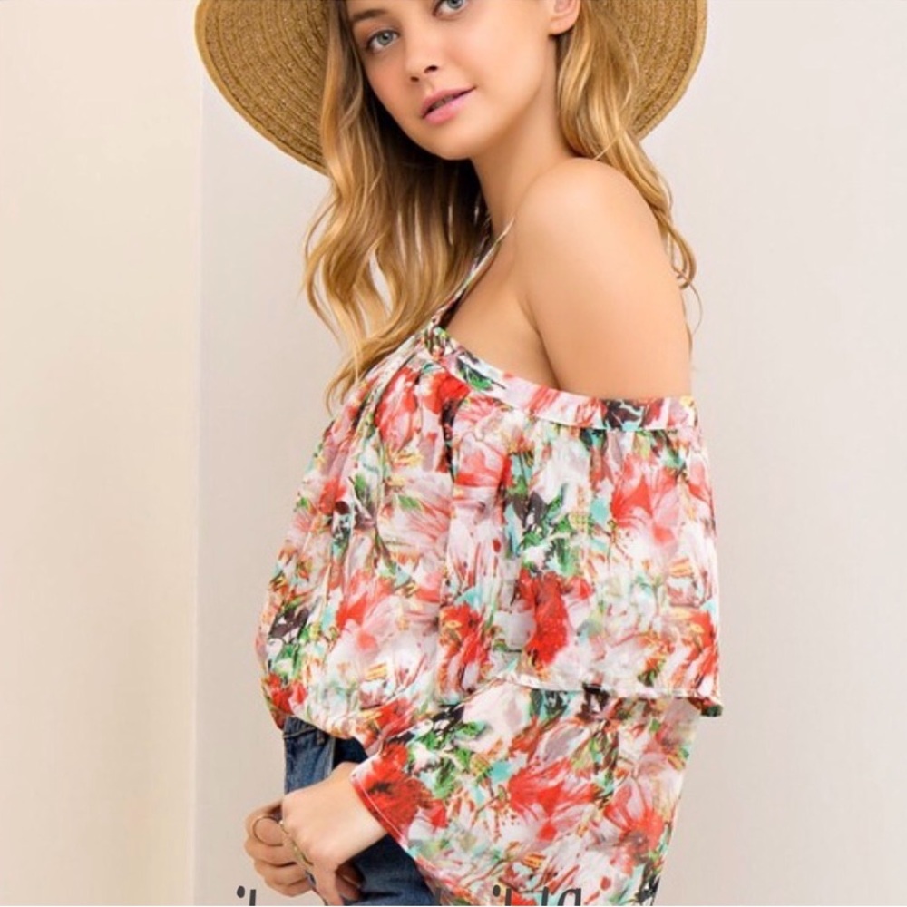 NWT Last chance Summer Nights Off Shoulder Top